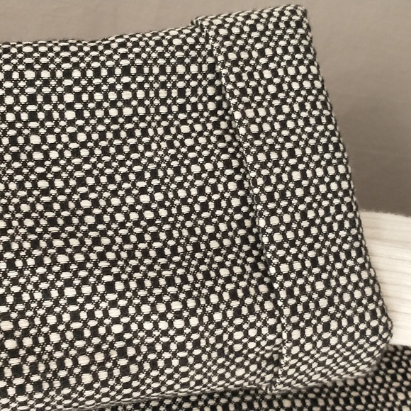 English Light Car Coat Charles Gray London Black & White Weave Cotton Classic S - Picture 5 of 8